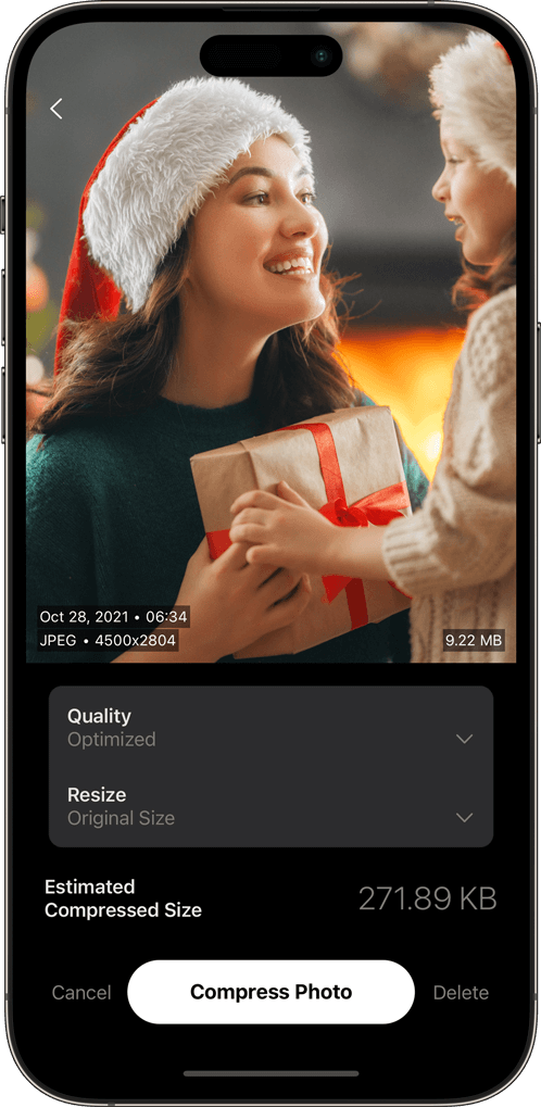 iPhone video compression options and settings