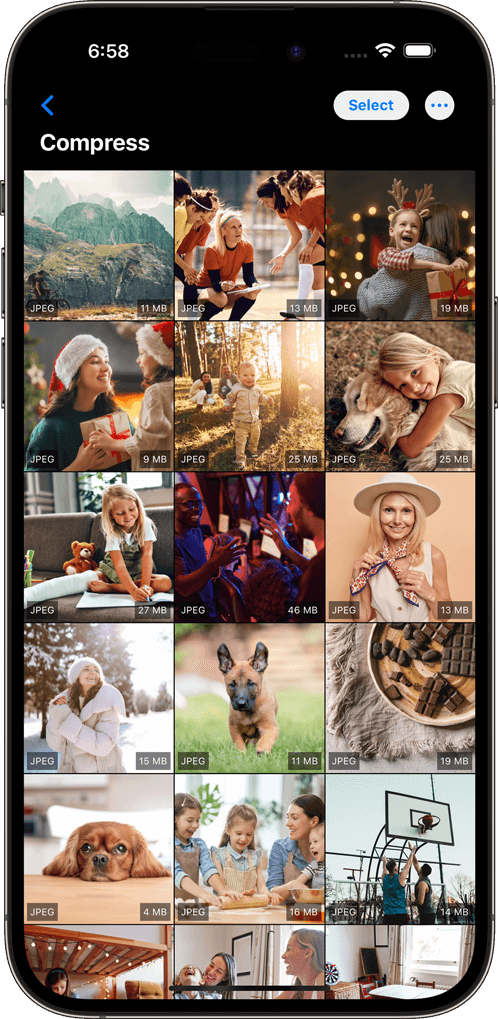 iPhone videos list of your kids, lovers, families